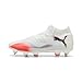 PUMA Unisex Future 8 Pro Mxsg Football Boots, Puma White PUMA Black Luminous Red, 9.5