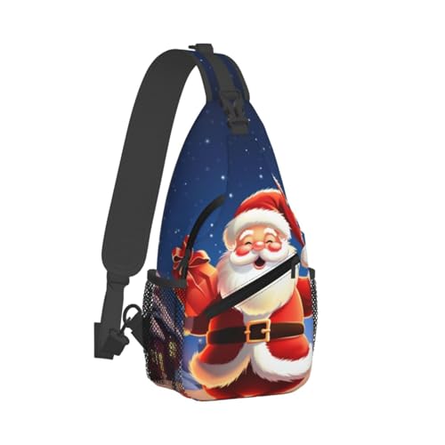 Bolso Cruzado Navideño de Santa Claus para Hombre y Mujer miniatura 2