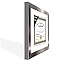 Creative Picture Frames 8.5X11Ss Stainless Steel Finish Diploma Frame Displays 8.5 By 11-Inch Certificate, Graduation, University, Diploma Frames With Stand & Wall Hanger (Pack Of 1)