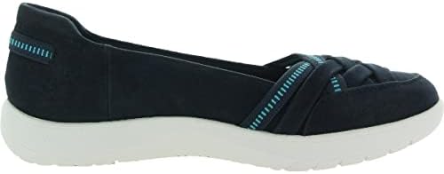 Clarks womens Adella Poppy Sneaker, Navy Textile, 8 US | Image 1