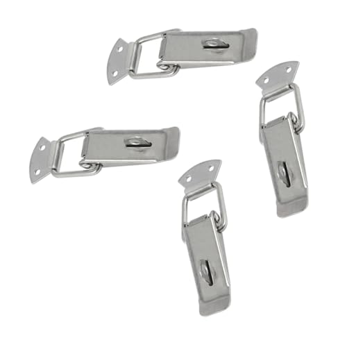 Holibanna Log Stainless Steel Spring Buckle Easy to Install for Home Rv 304 Steel