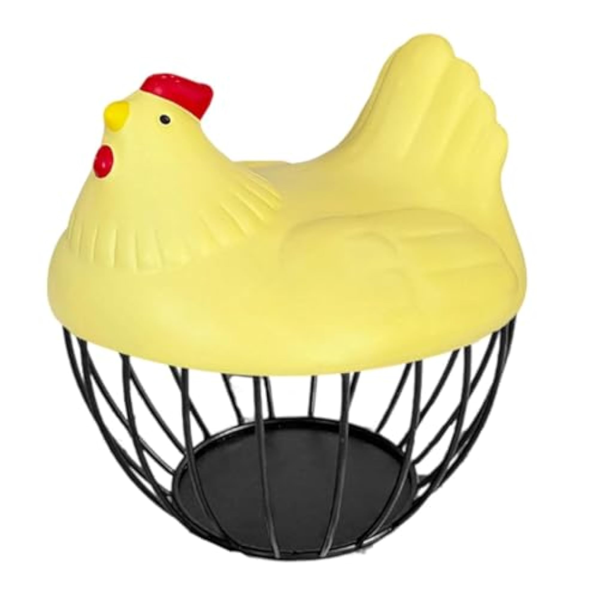 Rustic Chicken Egg Basket for Kitchen Storage