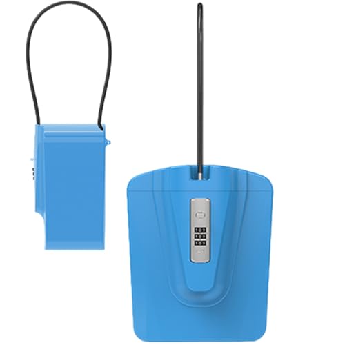 Casillero de viaje genérico, casillero portátil, casillero de seguridad de gran capacidad, caja de llave ligera, caja de seguridad de viaje con Canrope que proporciona un montaje estable, caja de