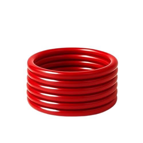 Stylish & Chic Glass Bangle/Kada- Perfect For Home, Regulary, Party And Function, Pack Of 6, Red -A54-image-6