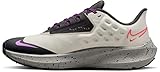 NIKE Air Zoom Pegasus 39 Shield, Sneaker Mujer, Light Bone/Vivid Purple-Cobblestone, 37.5 EU