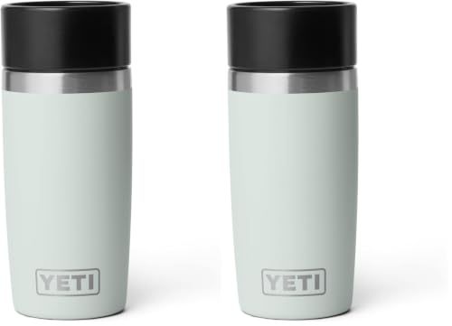 Image of YETI Rambler 12 oz Travel Bottle, Stainless Steel, Vacuum Insulated with Leakproof Commuter Cap, Ridgeline (Pack of 2)