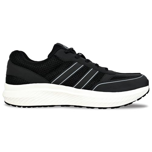 Image of Allen Cooper Training,Road Running,Cricket,Gym,Sports Comfortable Extra Max Cusion with Memory Foam Insole Running Shoes for Men(0624|Black /Grey-Sizes 6,7,8,9,10)