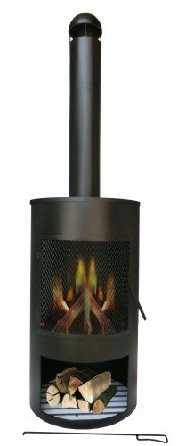 Preisvergleich Produktbild HEAT Outdoor Living Terrassenofen Gartenofen Drumpot - Gartenkamin Kamin Feuerstelle - Hannover