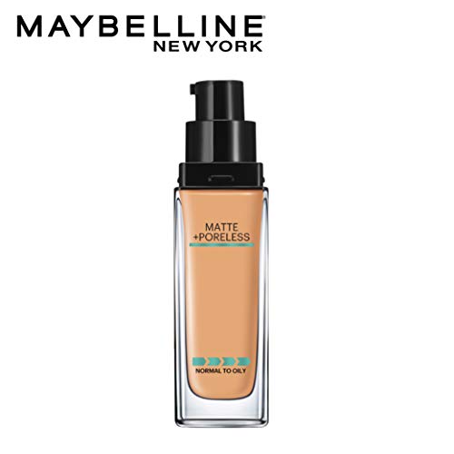 Maybelline New York Fit Me Matte+Poreless Liquid Foundation Medium Coverage For Oily Skin(With Pump), 310 Sun Beige, 30 Ml, Pack Of 1