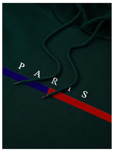 SOLY HUX Men's Hoodies Letter Graphic Drawstring Long Sleeve Sweatshirt Casual Streetwear Pullover Tops3