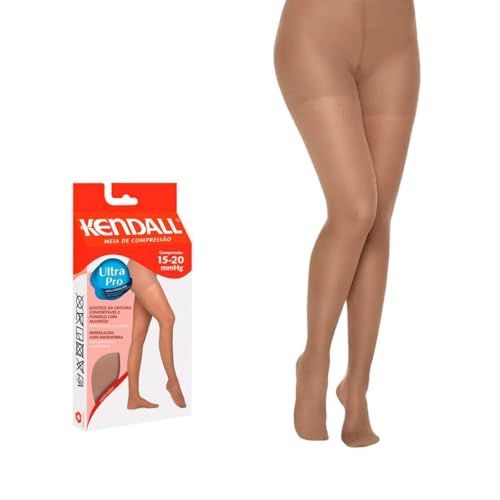 Meia Calça Média Compressão, Kendall, Feminino, Mel, M