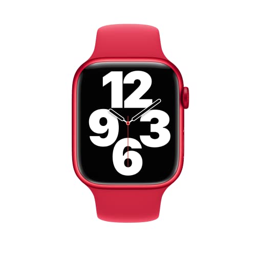 Image of Apple Watch Band - Sport Band (45mm) - (PRODUCT) RED - S /M