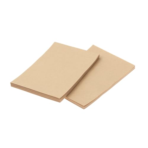 Veemoon 100 Hojas Papel Kraft Vintage Cartas Escritura Suave y Resistente para Caligrafía y Dibujo