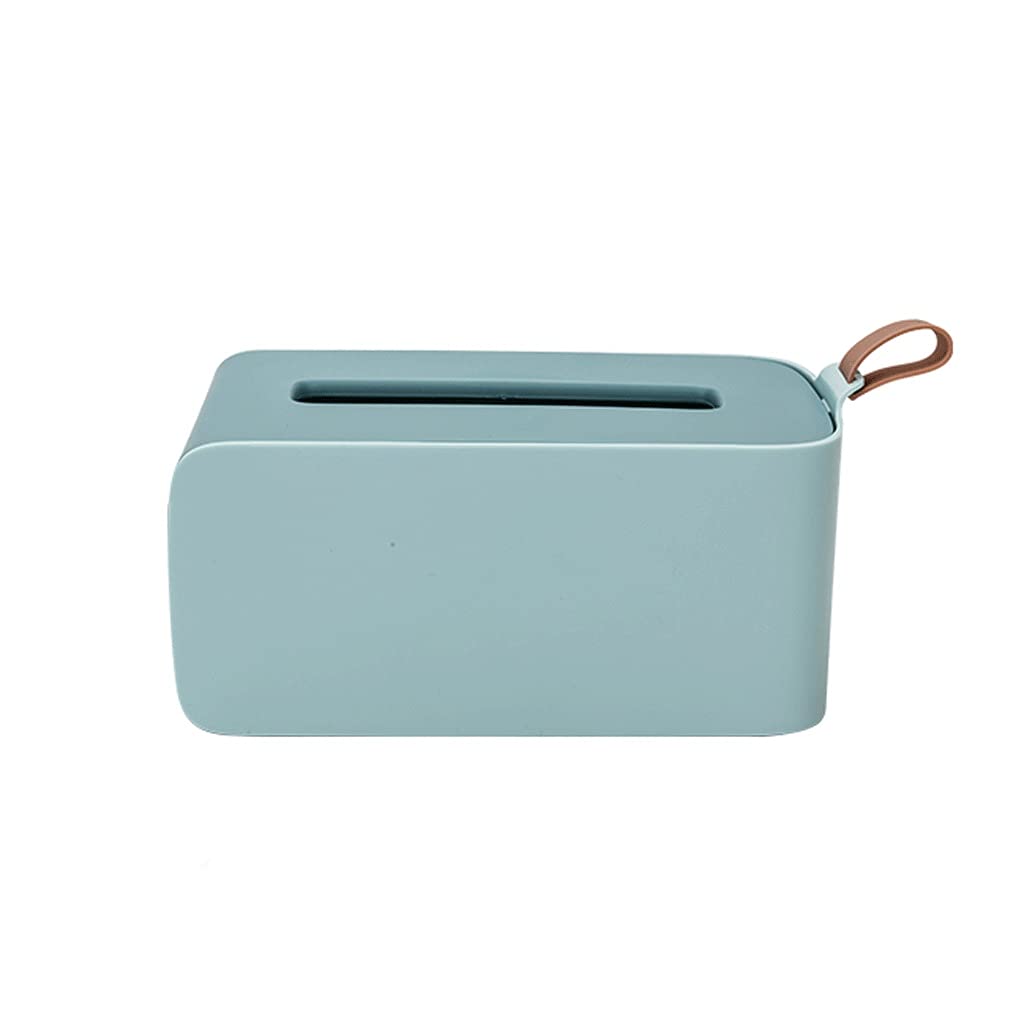 Pudełka na chusteczki, pojemnik na pudełko do przechowywania, serwetnik stołowy, prosty i kreatywny domowy salon sypialnia pompowanie pulpitu (kolor: różowy) (Color : Blue)