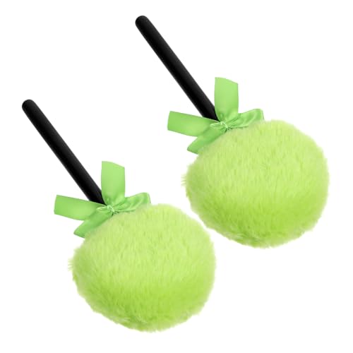 Beaupretty 2個ブラシ 粉パウダー メイクアップブラシ 高精ハイライター用 女