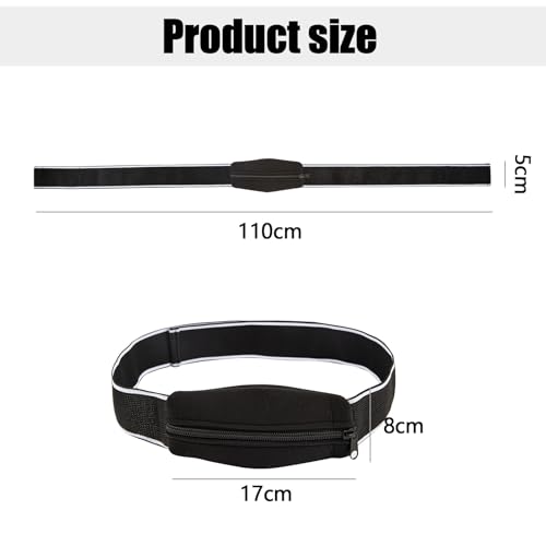 Image of Insulin Pump Belt, Expandable Medical Waist Pouch, Diabetic Running Belt with Pocket, Adjustable Waist, Diabetic Supplies