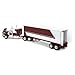 DCP 1/64 Legendary Red & White Kenworth W900A w/ 40ft Vintage Reefer Trailer 60-1687