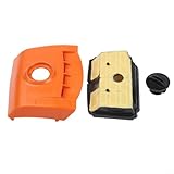 HpLive Luftfilter Und Filterdeckel Set Kompatibel Mit St-ihl MS193T MS194T MS193TC Kettensäge Ersatz Für 1137-140-1903 1137-120-1604 Robuster Kunststoff Einfache Montage(air filter+cover)