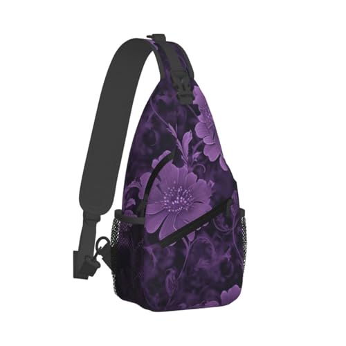 Mochila tipo bandolera para hombre y mujer negra miniatura 2