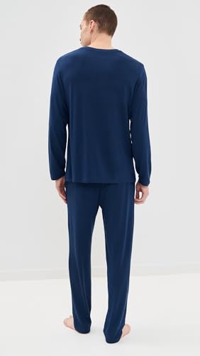 Eberjey Men's Henry Long Sleeve Pants PJ Set3