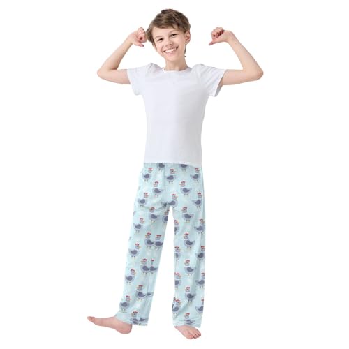 Cock Leaf Boys Long Pants Soft Trousers Elastic Waist Kids Lounge Bottoms with Pockets S-XL2