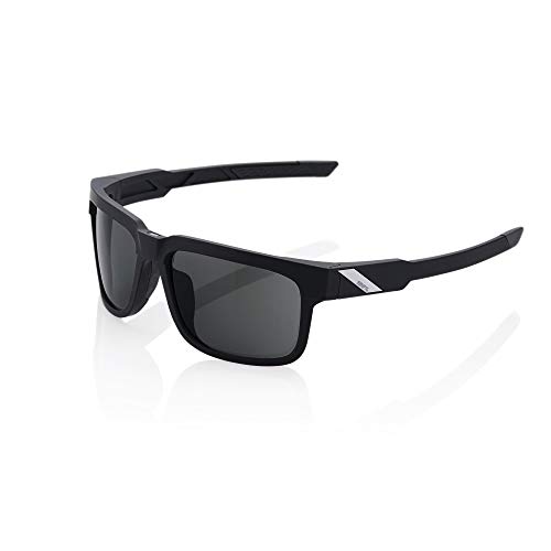 100% Type S Sport Wrap Around Sunglasses - Durable, Lightweight Active Performance Eyewear w/Rubber Temple & Nose Grip