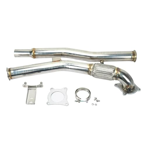 Tubo de escape para escape de coche VW Golf GTI MK5 MK6 y CC EA888 Gen2 sin gato