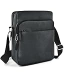 MULTI-POCKET DESIGN: Measuring 26.5x22x10 cm/10.4x8.7x3.9 inches, the BROTOU unisex crossbody bag has 3 zip pockets on the front, 1 pocket on the interior and 1 zip pocket on the back. The front pocket is spacious and convenient for storing items suc...