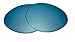 Sunglass Fix Replacement Sunglass Lenses Compatible for Ray-Ban LightRay RB4242 49mm (Non-Polarized SFx Edge Light-Blue Mirror Black Pair)