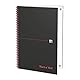 Oxford 400047608 Spiralbuch Black n Red DIN A4 liniert mattes Hardcover 70 Blatt schwarz rot