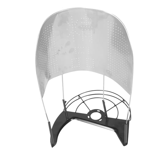 OFFSCH Human Design Cut Grass Rice Harvester Shield Rice Harvester Accessory Stainless Steel Tool Grass Mower Frame Harvest Shield for Replace Lawn Mower Shield Supplies