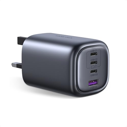 UGREEN Nexode 100W USB C Charger Plug 4-Port GaN Type C Fast Wall Power Adapter also Supports 65W 30W for MacBook Pro/Air, iPad Mini, iPhone 17 Pro Max/16/15/14, Galaxy S25 Ultra/S24, Pixel 10 Pro XL