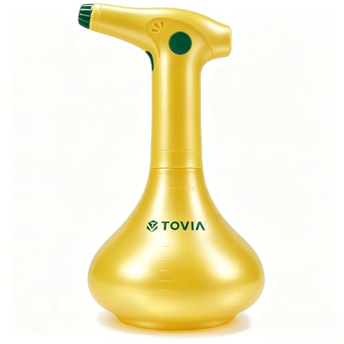 T TOVIA:Electric Sprayer, 1 Liter USB-C Battery Spray Bottle Powered, Rechargeable, Portable Garden ，Plant Misters for Inside， Outdoor and Indoor Plants,Cleans and Gardens, Handheld