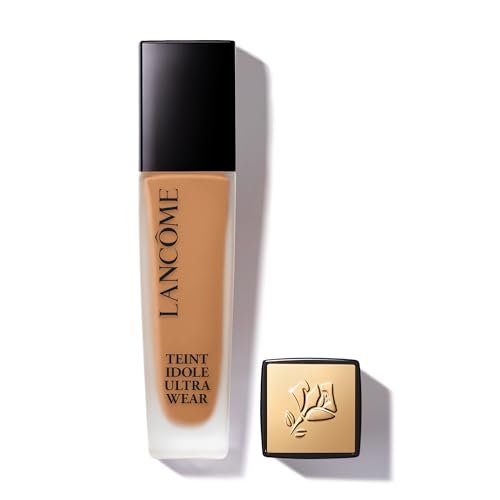 Image of Lancôme Teint Idole Ultra Wear Foundation, Up to 24H Longwear Liquid Foundation, Full Coverage, Natural Matte Finish, Hyaluronic Acid & SPF 35, 420W: Medium-Deep/Warm/Golden Undertones, 30ml