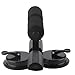 Sit Up, Sit Up Exercise Equipment PVC Foam and Iron Strong Suction Uniform Force for Abdominal Training (Black)