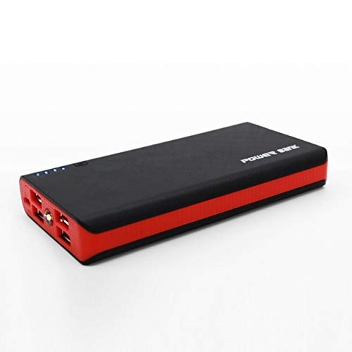 Power Bank Shell with LED Flashlight 4 USB Ports 5V 2A Power Bank Charger Case DIY Kits Powered By 6x 18650 Batteries