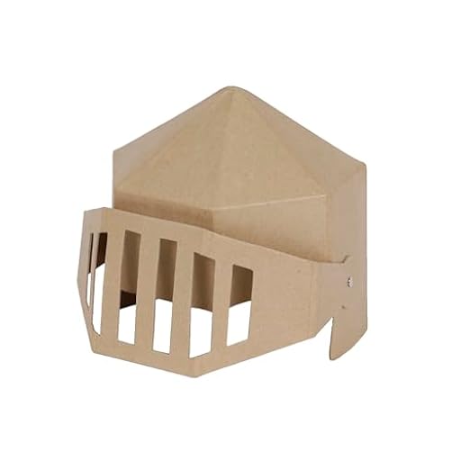 Décopatch AC883C – Casco de caballero para niño para decorar papel maché marrón – Personaliza tu disfraz – Carnaval – DIY y ocio creativos 24 x 25 x 20 cm | Ya disponible en tu tienda friki favorita! En mundofriki.es!
