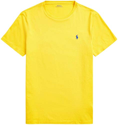 Image of Polo Ralph Lauren Mens Crew Neck T-Shirt (M, SlickerYellow)