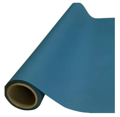 VIDAN Flower Wrapping Paper Waterproof Floral Gift Wrap for Flower Bouqets and Arrangements 20" X 49ft Korean Style Matt Craft Paper (Dark Blue)