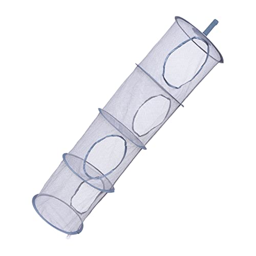 MUCKLILY シー折りたたみ式 吊り下げメッシュバスケット 洗濯物乾燥用 収納 オーガナイザー 家用 おもちゃ収納 バスルーム リビング 寝室対応 耐久性設計