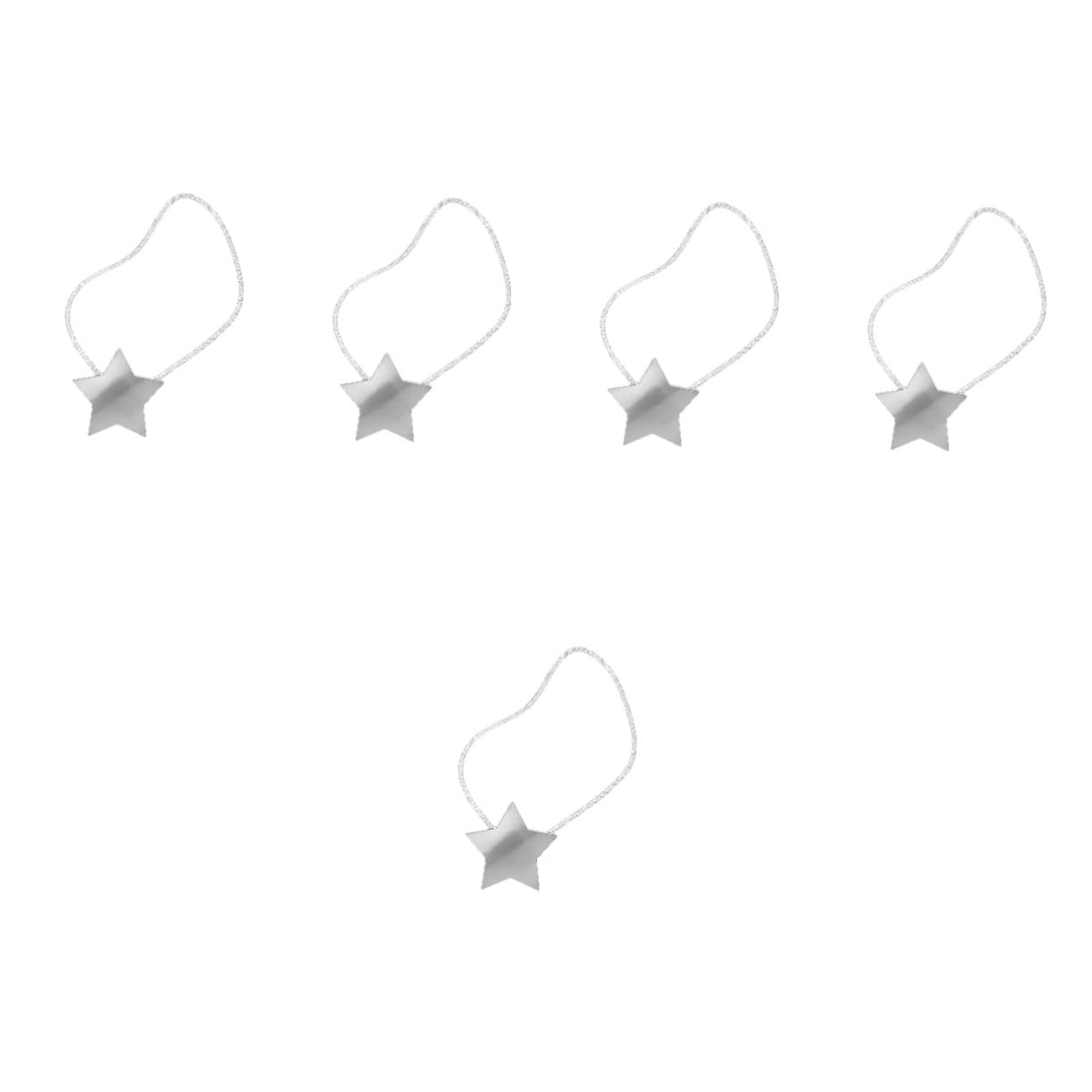IMIKEYA Lot De 5 Embrasses Magnétiques en Métal pour Rideaux pour Chambre Cuisine Salon