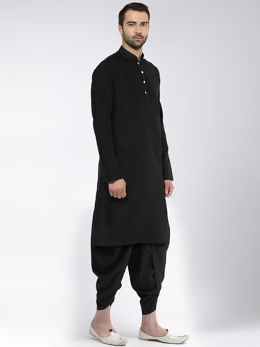 Kisah Men Printed Kurta Set, Full Sleaves, Knee Length, Straight, Regular Fit, Mandarin Collar Ethnic Wear
