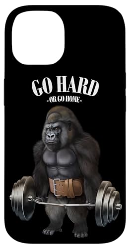 Gorilla 筋トレ バーベルシュラッグバー フィットネスジム スマホケース iPhone 14 用