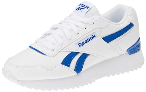 Reebok Glide Ripple Clip, Sneaker Unisex-Adulto, Ftwr White Vector Blue Ftwr White, 36.5 EU