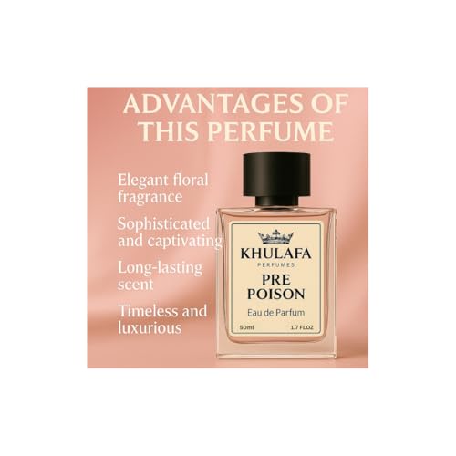 Image of Pre Poison Inspired Perfume for Women | Alluring Scent with Jasmine, Orange Blossom & White Musk | Long-Lasting | Perfect for Romantic Evenings & Gifting | 50ML Elegance