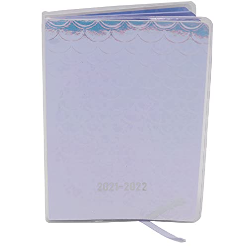 Petit Agenda Scolaire Bleu Métallique - 13 x 17 cm - Années 2021 2022 Cover