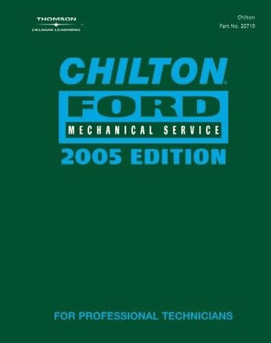 Chilton 2005 Ford Mechanical Service Manual: (2001-2005)