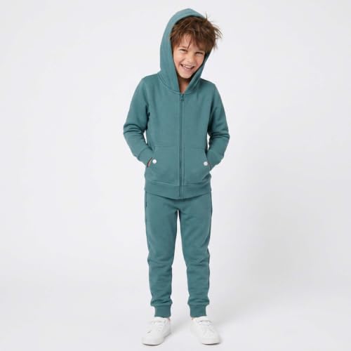Image of Mightly Fleece Zip Hoodie | Boys & Girls' Organic Cotton Hooded Sweatshirts w /Pockets, Fair Trade Certified for Toddler&Kids