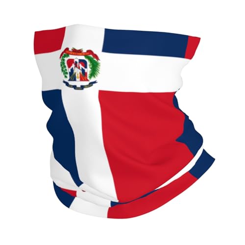 PHAYAH Pañuelo con diseño de República Dominicana para hombre, con capucha, pasamontañas refrescante y transpirable