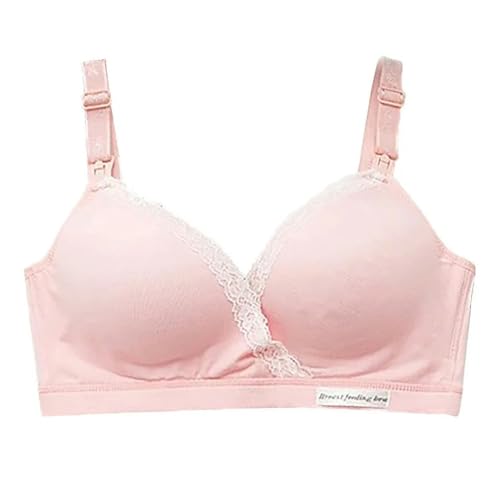 ZBDP - Bralette de lactancia para embarazadas, sin costuras, cómodo, para mujer, ropa interior de encaje